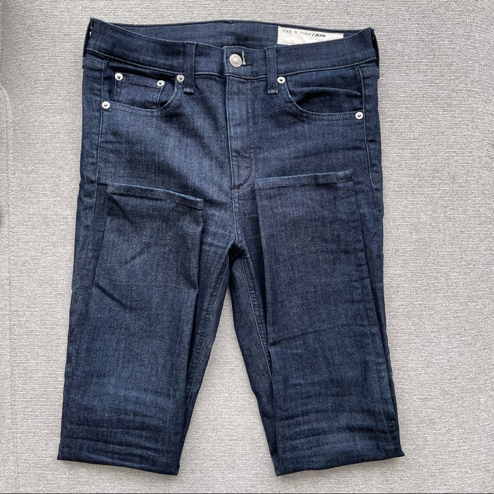 Rag & Bone High Rise Ankle Skinny Jeans